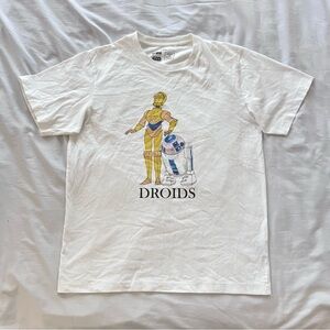 UNIQLO Star Wars Droids Retro White Crew T-Shirt Jun Takahashi Size M